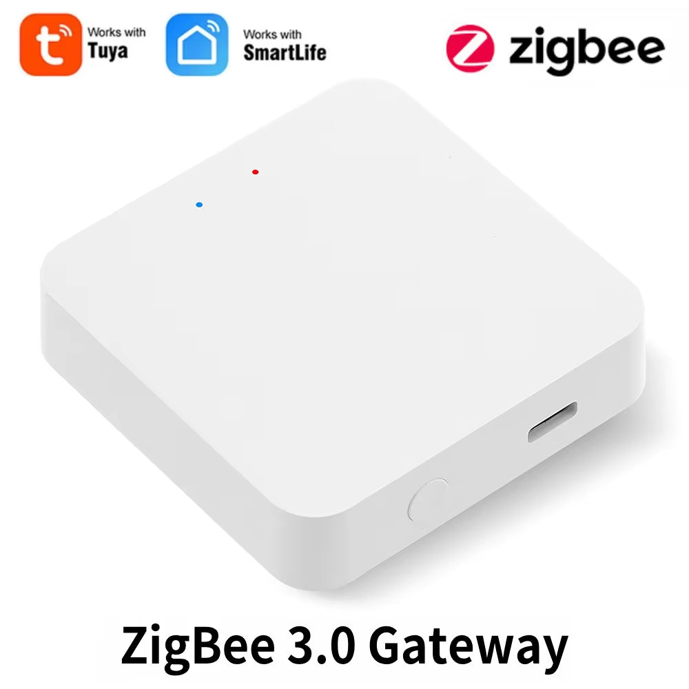 Smart Life Multi-Mode Gateway Smart Home Automation Hub Zigbee, Wifi Bridge Bluetooth Mesh Voice Control for Alexa Google