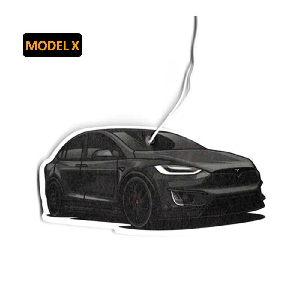 JDM Car Air Freshener Hanging Rear View Mirror Perfume Pendant Solid Paper Fit for Tesla Model 3 X Y JDM Interior Accessories