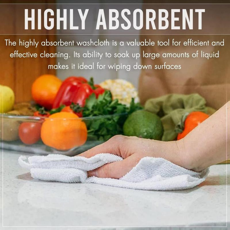 Washcloths 24 Pack Multicolour Wash Cloths for Bathroom, Spa, and Gym Towel, Extra-Absorbent Flannel Face 100% Cotton(12X12)