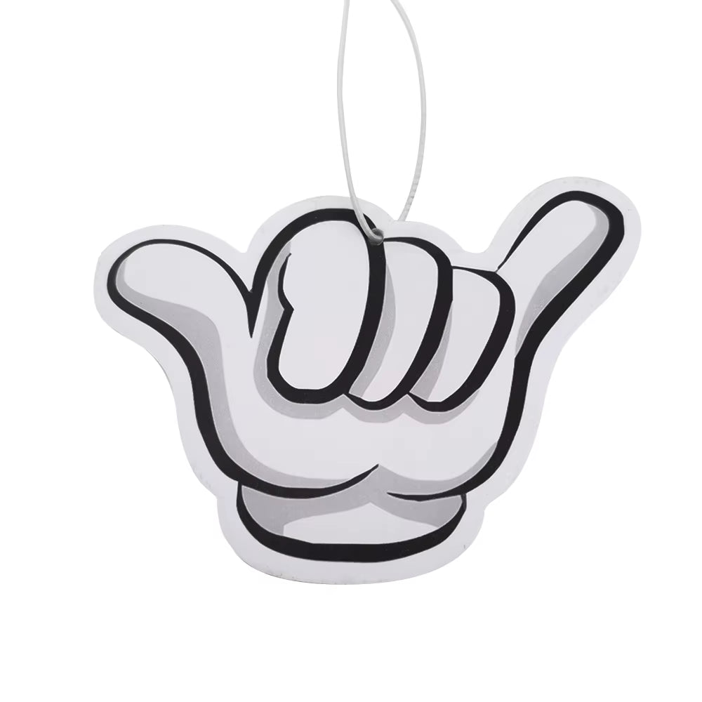 JDM Car Air Freshener Hanging Rear View Mirror Perfume Pendant Solid Paper Fit for Tesla Model 3 X Y JDM Interior Accessories