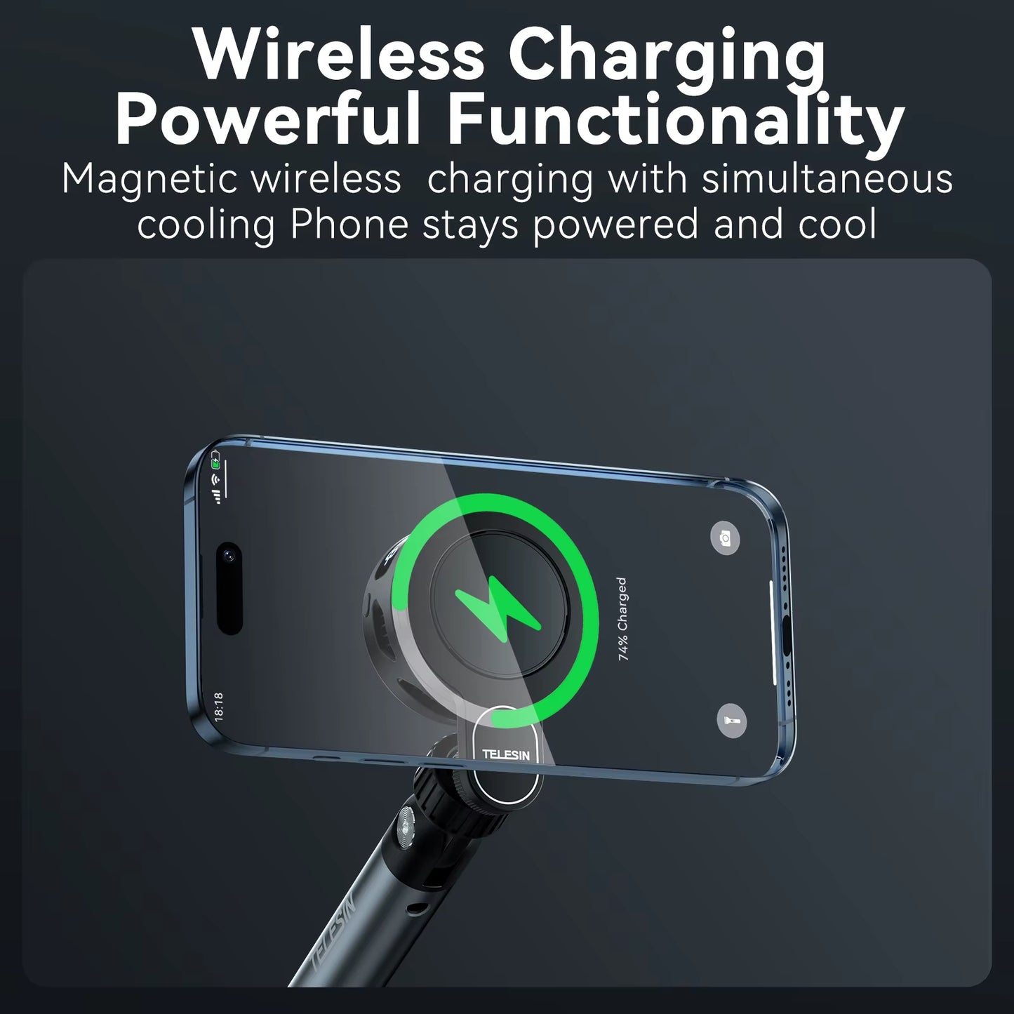 Magnetic Mobile Phone Radiator Cooler Cooling Fan Heat Sink for Cellphones Tablets Cooler for Live Streaming Gamming