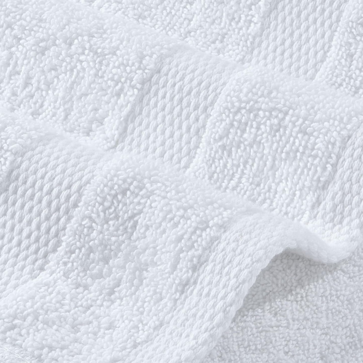 White Washcloths 48 Pack - 600 GSM 100% Ring-Spun Cotton Wash Cloths for Showering, Highly Absorbent and Soft | 12X12 Inches