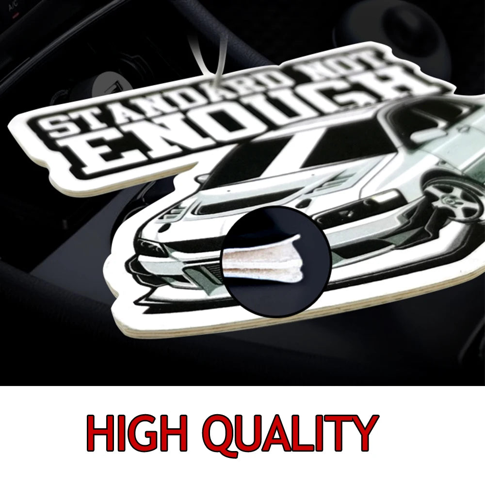 JDM Car Air Freshener Hanging Rear View Mirror Perfume Pendant Solid Paper Fit for Tesla Model 3 X Y JDM Interior Accessories