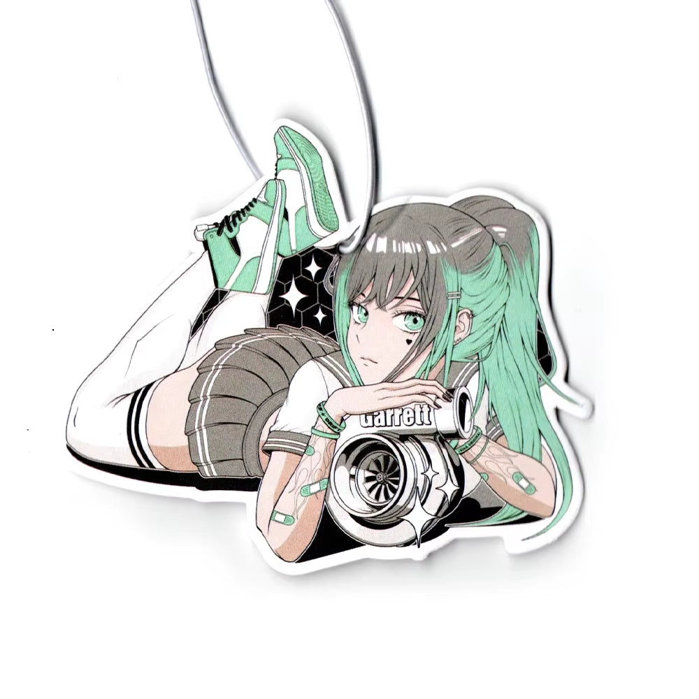 Car Air Freshener Perfume JDM Decoration Rearview Mirror Pendant Hanging Ornament JK Anime Girls Sex Lady for Auto Accessories