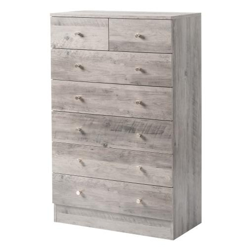 Pink/White/Brown/Grey - 5 Drawer Dresser for Bedroom, Modern Wood Dresser Chest of Drawers, Bedroom Dressers for Girls, Anti-Tipping Device, Rose Gold Metal Handle, Living Room, Entryway, Hallway, Office