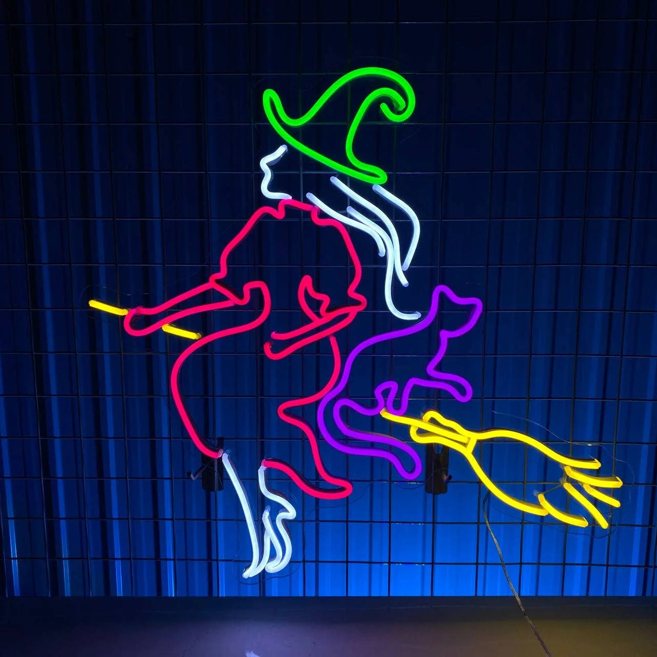 Witch Magical Neon Sign, Halloween Decor, Halloween Light Decor