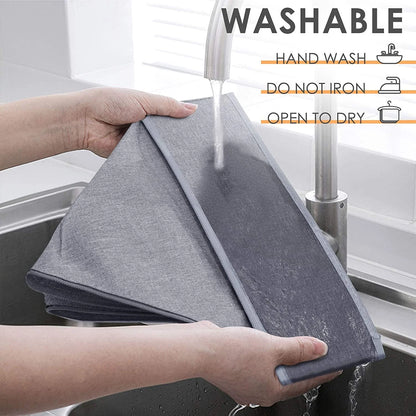 2 Pack Sock Organizer Underwear Organizer, 40 Cell Sock Drawer Organizer Fabric Foldable Cabinet Closet Organizers and Storage Boxes, Underwear, Tie, Belt, Baby Clothes(16+24 Cell, Gray)