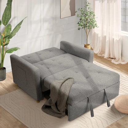 Transform Your Space with the Shortridge 3-in-1 Convertible Linen Sleeper Sofa Bed – Stylish, Functional, and Perfect for Every Occasion!