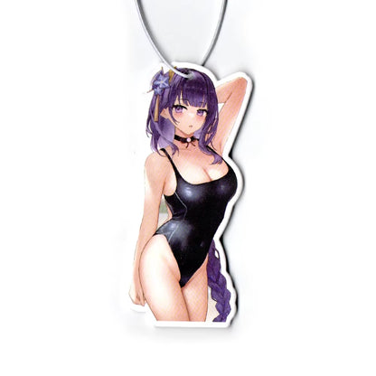 Car Air Freshener Perfume JDM Decoration Rearview Mirror Pendant Hanging Ornament JK Anime Girls Sex Lady for Auto Accessories