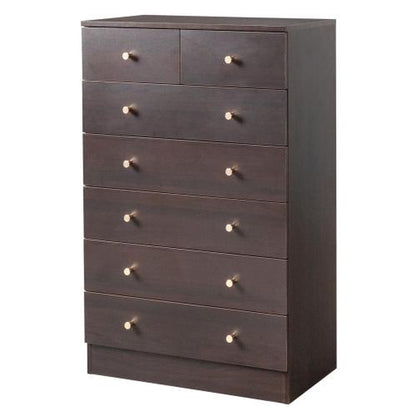 Pink/White/Brown/Grey - 5 Drawer Dresser for Bedroom, Modern Wood Dresser Chest of Drawers, Bedroom Dressers for Girls, Anti-Tipping Device, Rose Gold Metal Handle, Living Room, Entryway, Hallway, Office