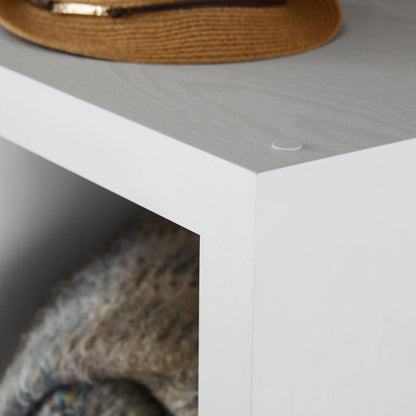 9 Cube Storage Organizer, White Texture