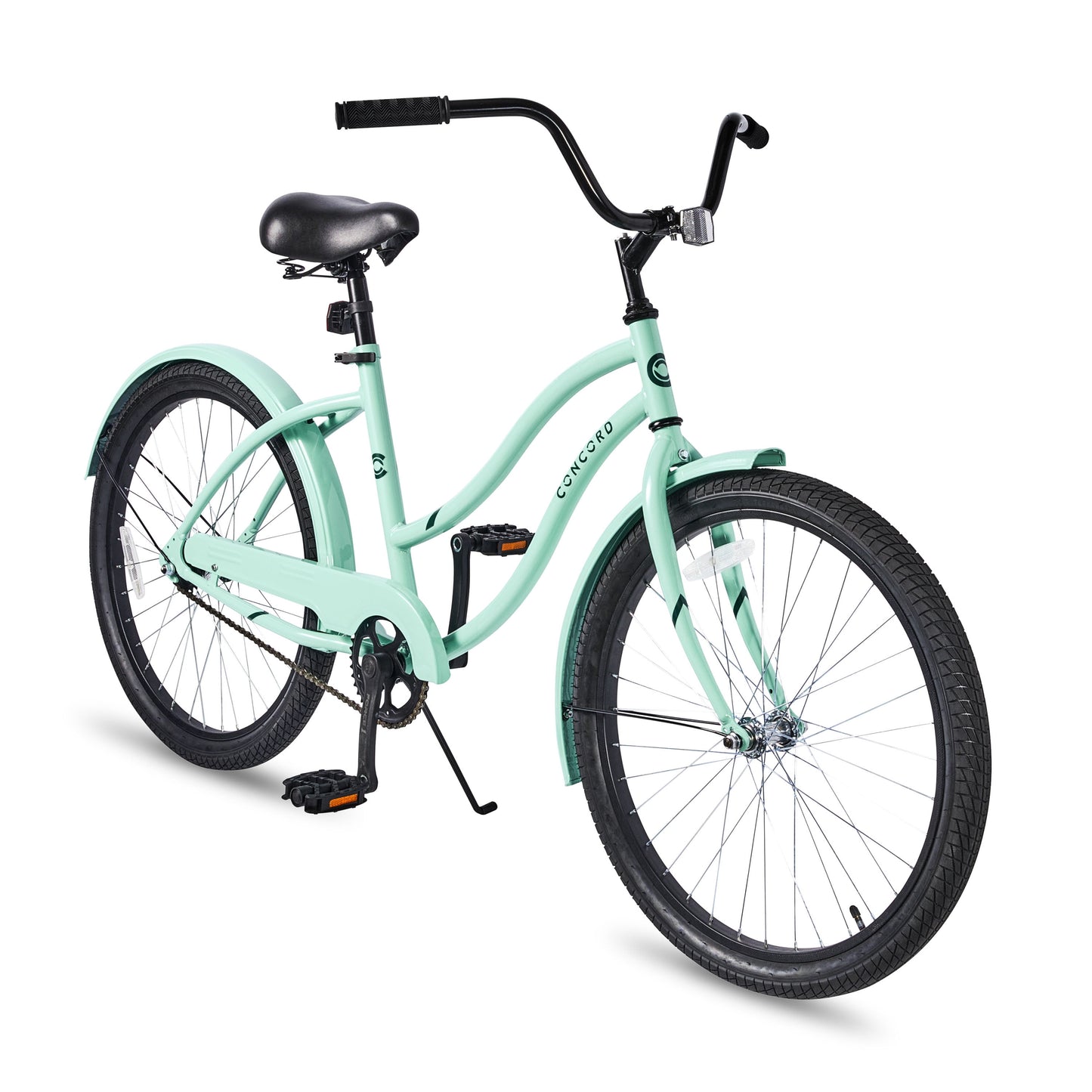 24"  Pacifica Cruiser Bicycle, Fits Riders 4'6" - 5'6", Teen, Unisex, Sea Green