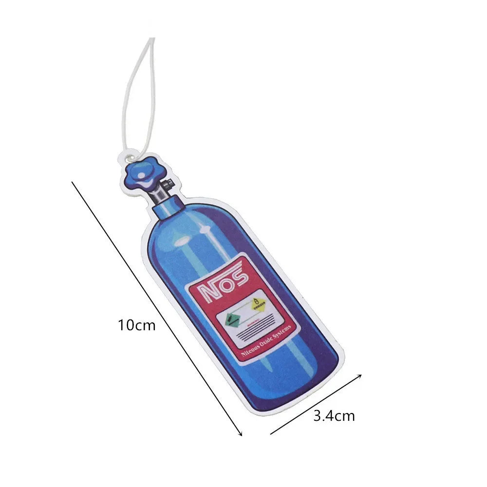 Car Air Freshener Hanging Rearview Mirror Perfume Flavoring Turbo Brake Disc Shock Absorber Solid Paper Diffuser Accessories