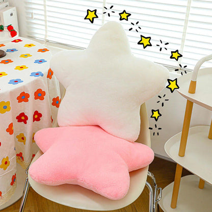 19.7In Star Pillow, Star Cushion, Cute Star Pillow Pink Star Shaped Pillows, Super Soft Star Throw Pillows Fluffy Star Plush Pillow Cushion for Chair Decoration for Adult Child Gift Pink