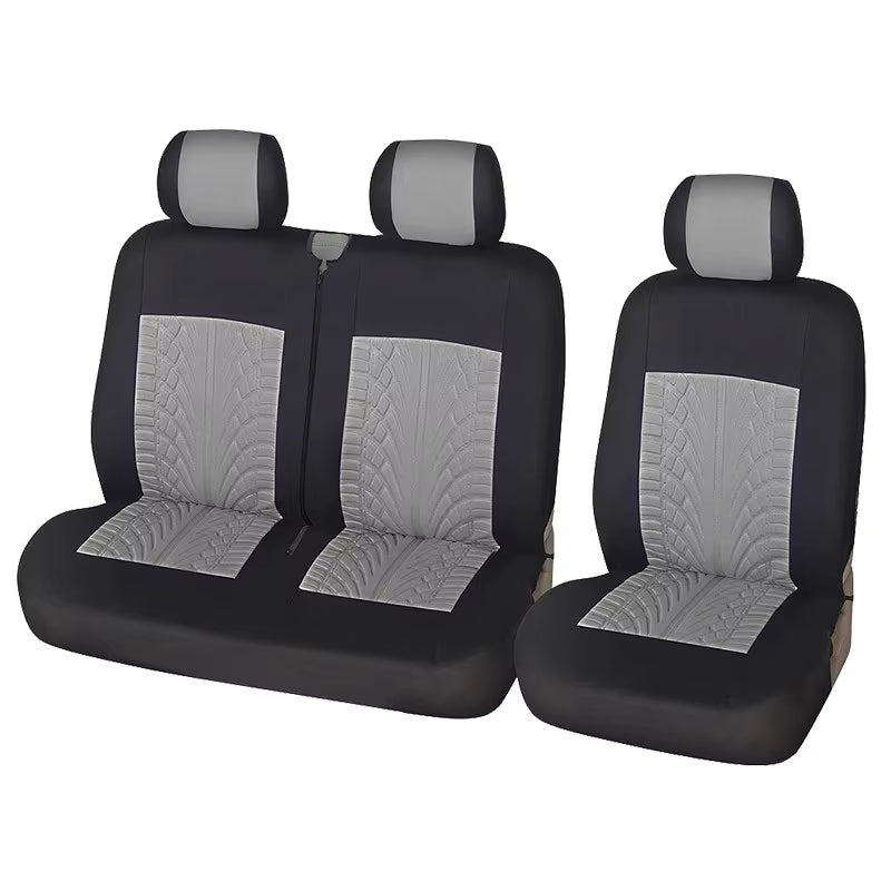 Bus/Van Seat Covers - 9 Seats! High Quality Dirt Resistant Car Seat Protectors Multiple Colors