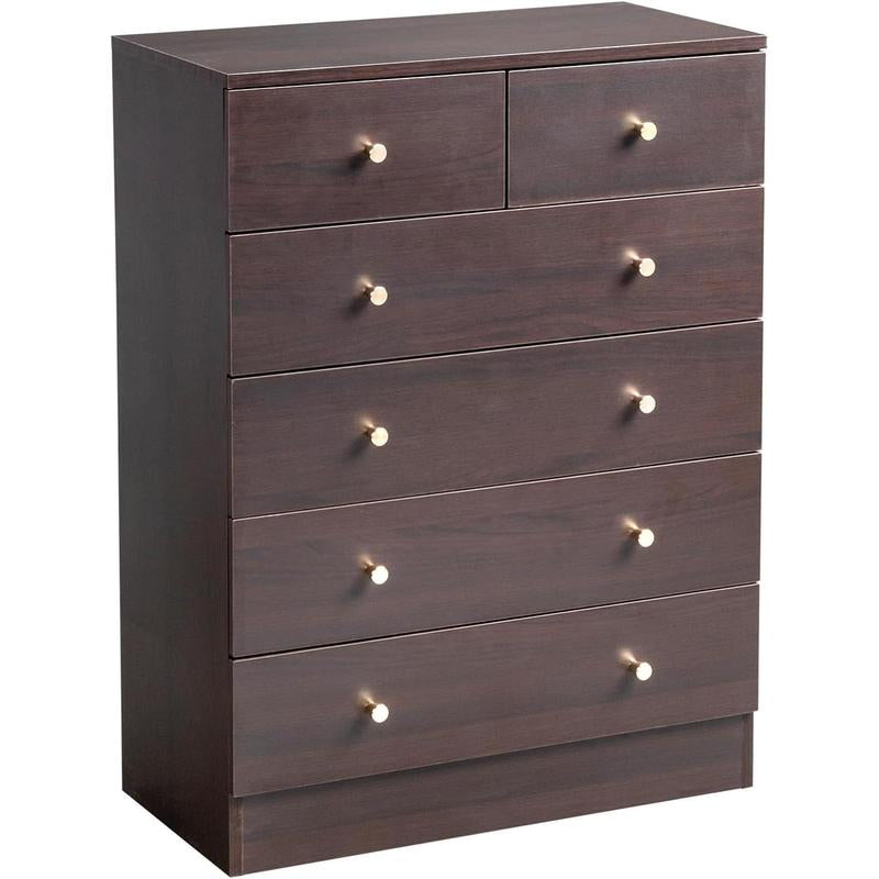 Pink/White/Brown/Grey - 5 Drawer Dresser for Bedroom, Modern Wood Dresser Chest of Drawers, Bedroom Dressers for Girls, Anti-Tipping Device, Rose Gold Metal Handle, Living Room, Entryway, Hallway, Office