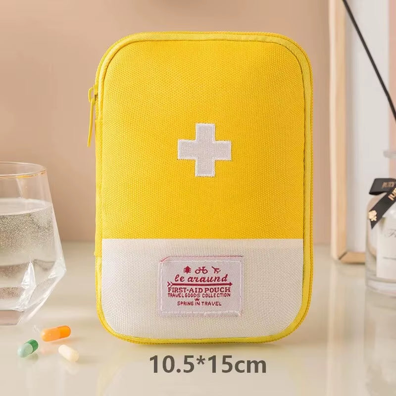 Home First Aid Small Medicine Kit Home Medicine Storage Travel Outdoor Mini Portable Small Box Medical First Aid Kit