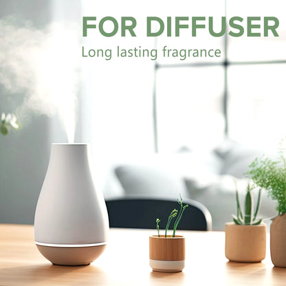 6Pcs Essential Oils Set for Diffuser Candle Making -10ML Lavender Eucalyptus Peppermint Tea Tree Sweet Orange Lemongrass