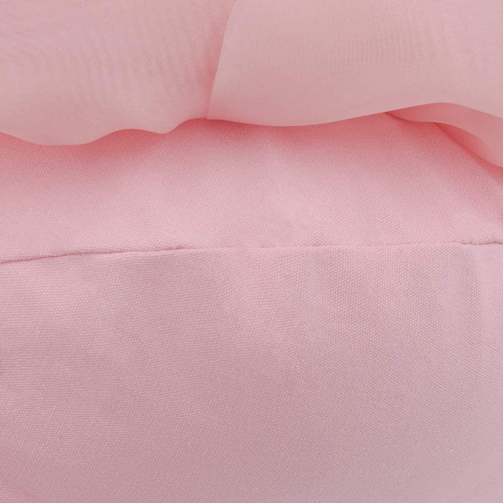 Throw Pillow Decorative Soft round Pillows 3D Accent Flower Pillows Handmade Cushion for Bed Sofa Home Bedding 12 Inch Bright Pink