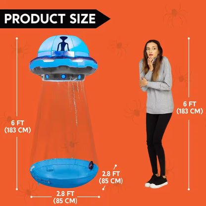 6 Ft. LED Halloween UFO Inflatable