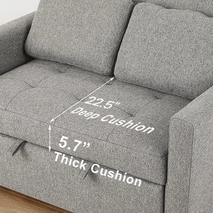 Transform Your Space with the Shortridge 3-in-1 Convertible Linen Sleeper Sofa Bed – Stylish, Functional, and Perfect for Every Occasion!