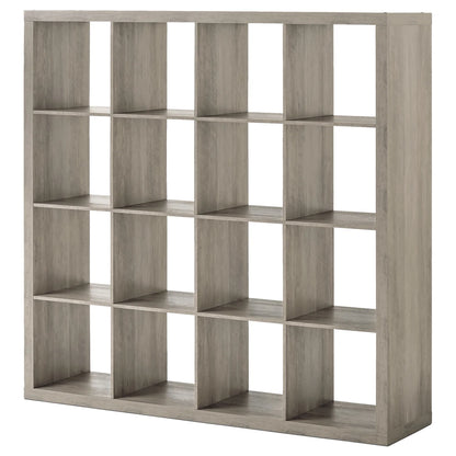 16 Cube Storage Organizer, Rustic Gray