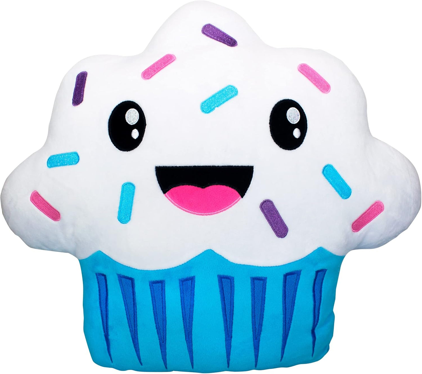 Smillows - Gourmet Scented Stuffed Plush Pillows (Cupcake) - Accent, Throw, Decorative, Fun Pillows - Kids Room Decor, Gift for Kids