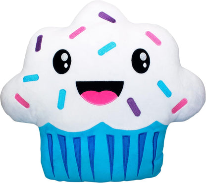 Smillows - Gourmet Scented Stuffed Plush Pillows (Cupcake) - Accent, Throw, Decorative, Fun Pillows - Kids Room Decor, Gift for Kids