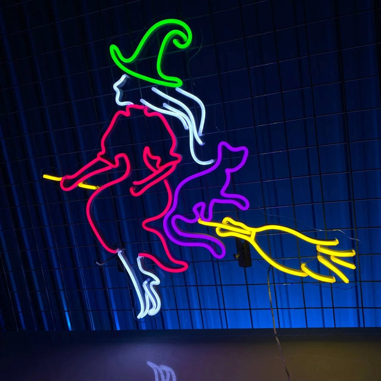 Witch Magical Neon Sign, Halloween Decor, Halloween Light Decor