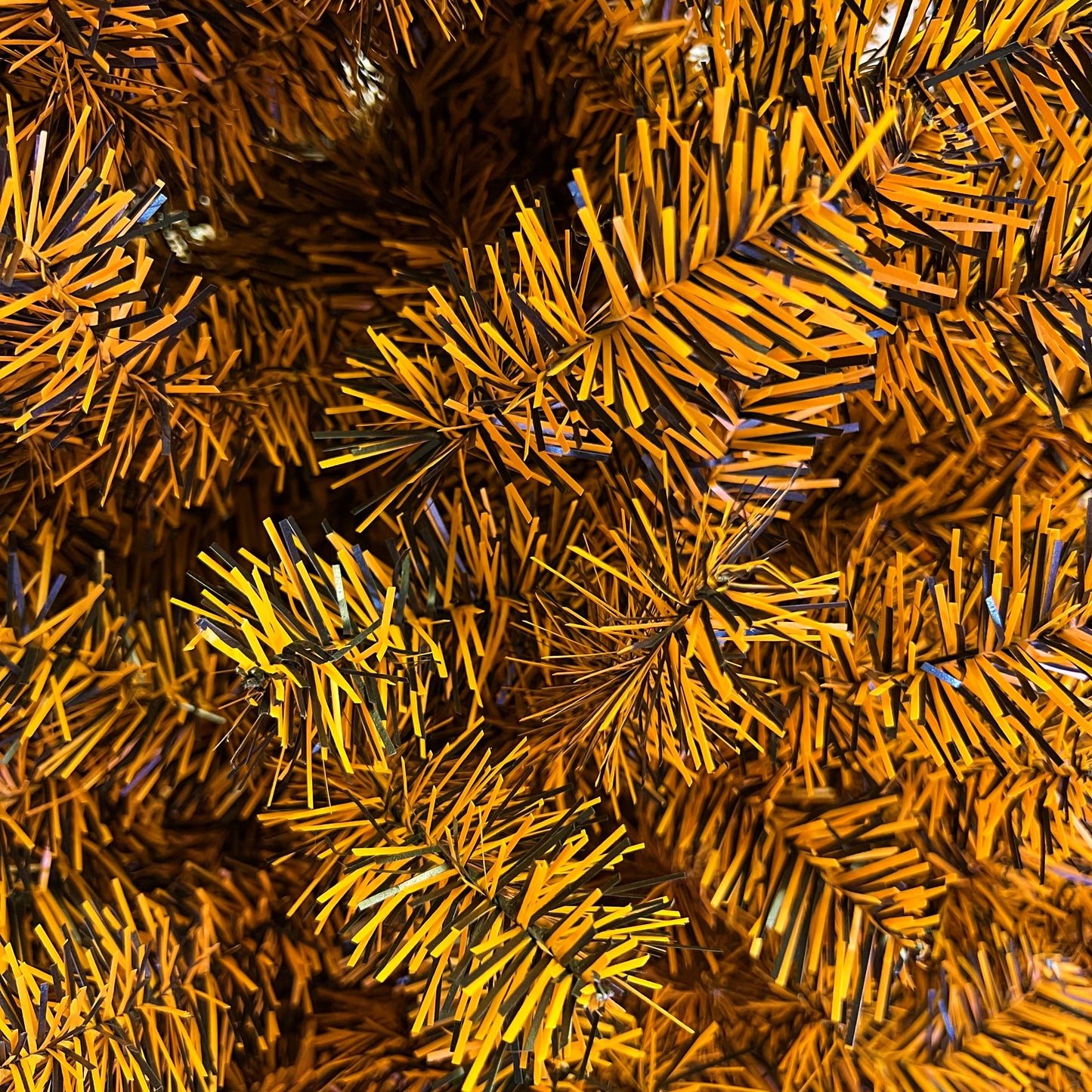 Black and Orange Halloween / Fall Colored Tree 6 Feet Tall