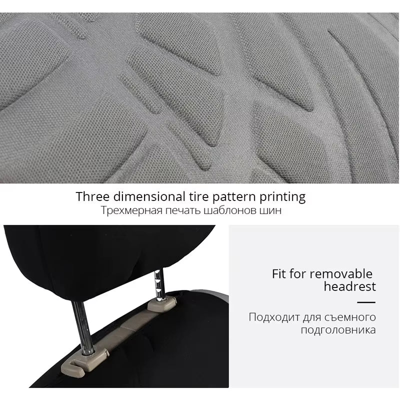 Bus/Van Seat Covers - 9 Seats! High Quality Dirt Resistant Car Seat Protectors Multiple Colors