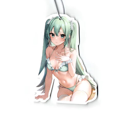 Car Air Freshener Perfume JDM Decoration Rearview Mirror Pendant Hanging Ornament JK Anime Girls Sex Lady for Auto Accessories