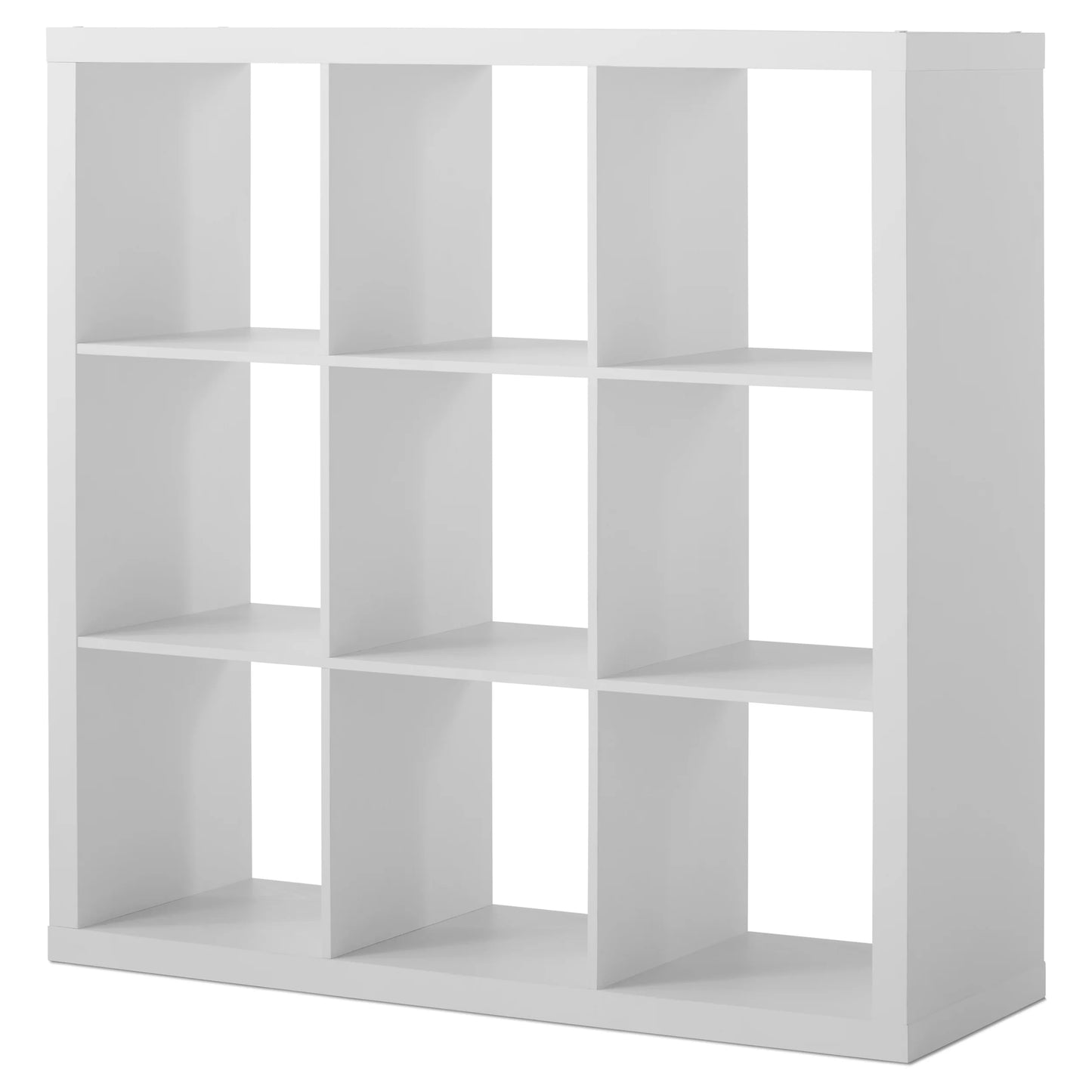 9 Cube Storage Organizer, White Texture