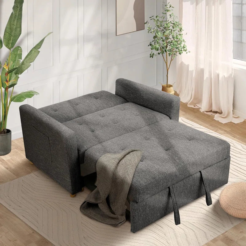 Transform Your Space with the Shortridge 3-in-1 Convertible Linen Sleeper Sofa Bed – Stylish, Functional, and Perfect for Every Occasion!