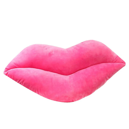  Lips Throw Pillows Soft Decorative Throw Pillows Love Pillows Cute Pillow 12"X6" for Couch Sofa Bed Living Room Bedroom,Pink