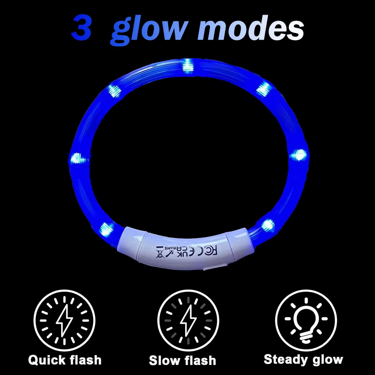 Illuminate Your Pet's Style: USB Rechargeable LED Dog & Cat Collar - Perfect for Christmas Gifts & Festive Fun!