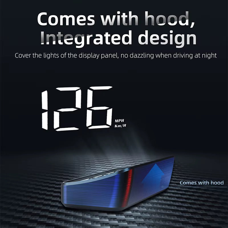 Windshield Display Car Speedometer HUD Head up Display Digital Speed Mete GPS Compass Multifunctional Automatic Car Windshield Projector New