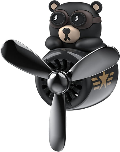 Bear Pilot Car Air Fresheners Automotive Air Outlet Creative Car Perfume Fragrance