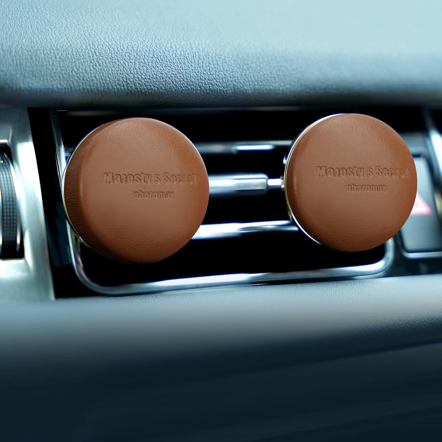 MAJESTY`S SECRET PHEROMAX Car Air Freshener Vent Clip, Auto Scents New Car Smell, Vehicle Accessories Interior for Women and Men, Automotive Odor Eliminator, Long Lasting Car Diffuser