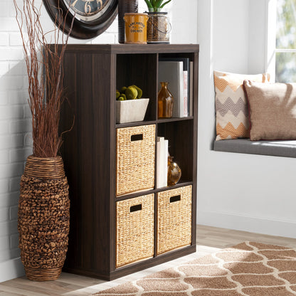 6 Cube Storage Organizer, Tobacco Oak
