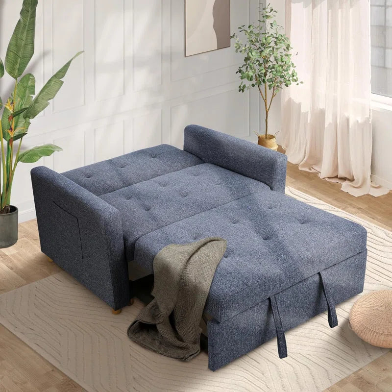 Transform Your Space with the Shortridge 3-in-1 Convertible Linen Sleeper Sofa Bed – Stylish, Functional, and Perfect for Every Occasion!