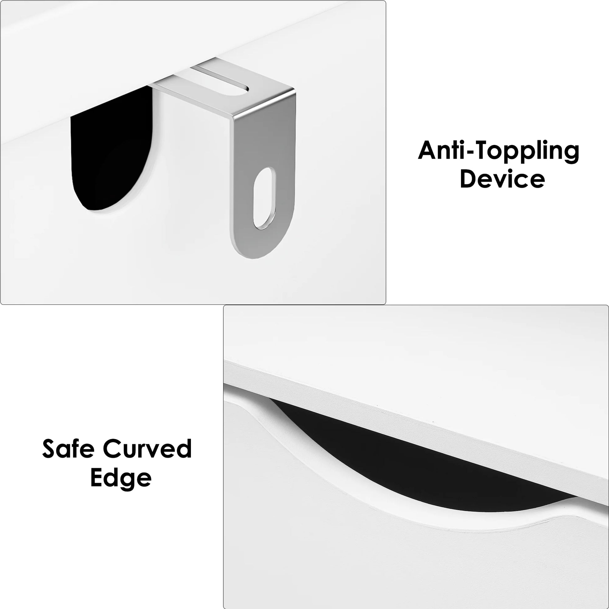 Kids Bookcase with 6 Storage Bins, Multi-Purpose Toy Organizers Bookshelf with 3 Drawers for Bedroom Nursery Playroom, White