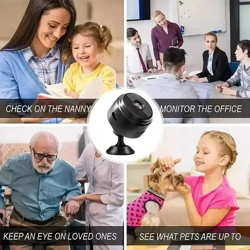 Mini Camera A9 Wifi Recorder Security Monitoring Wireless Video Mini Camera Recorder Voice Camera Smart Home for Infants and Pet