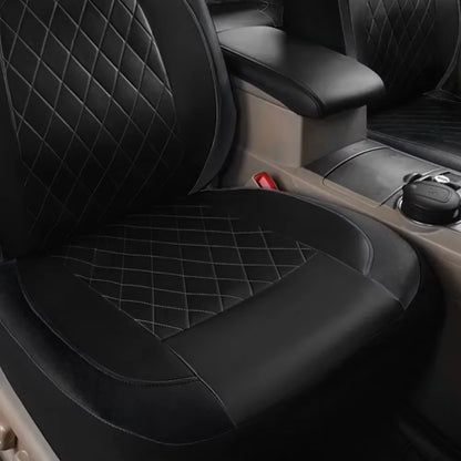 Car Seat Cover PU Leather Full Set Full Surrounded Seat Protector Cover Universal Waterproof Seat Cover Auto Interior