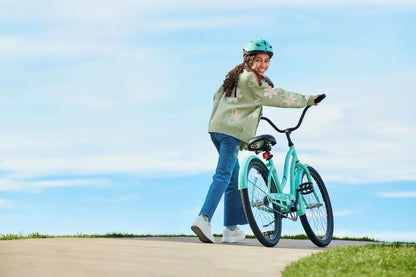 24"  Pacifica Cruiser Bicycle, Fits Riders 4'6" - 5'6", Teen, Unisex, Sea Green