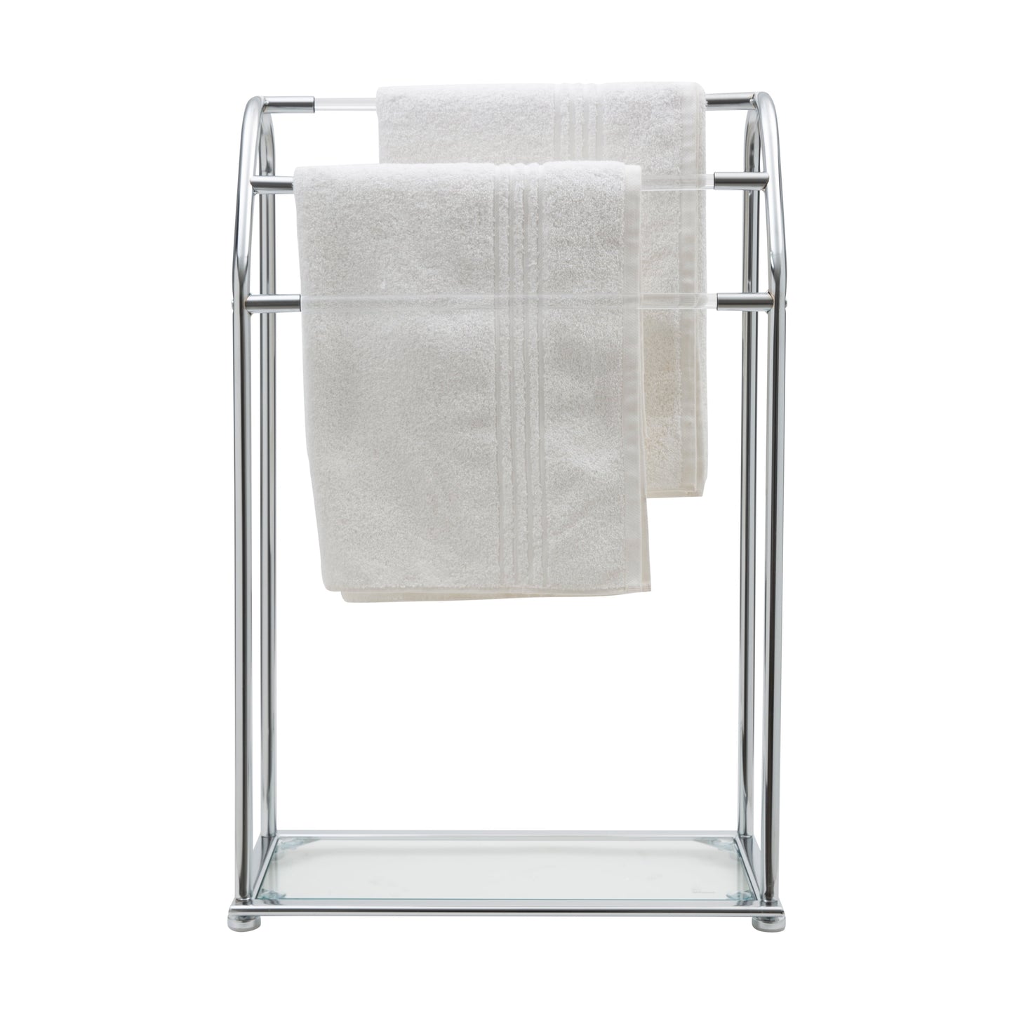 Freestanding Acrylic Towel Rack