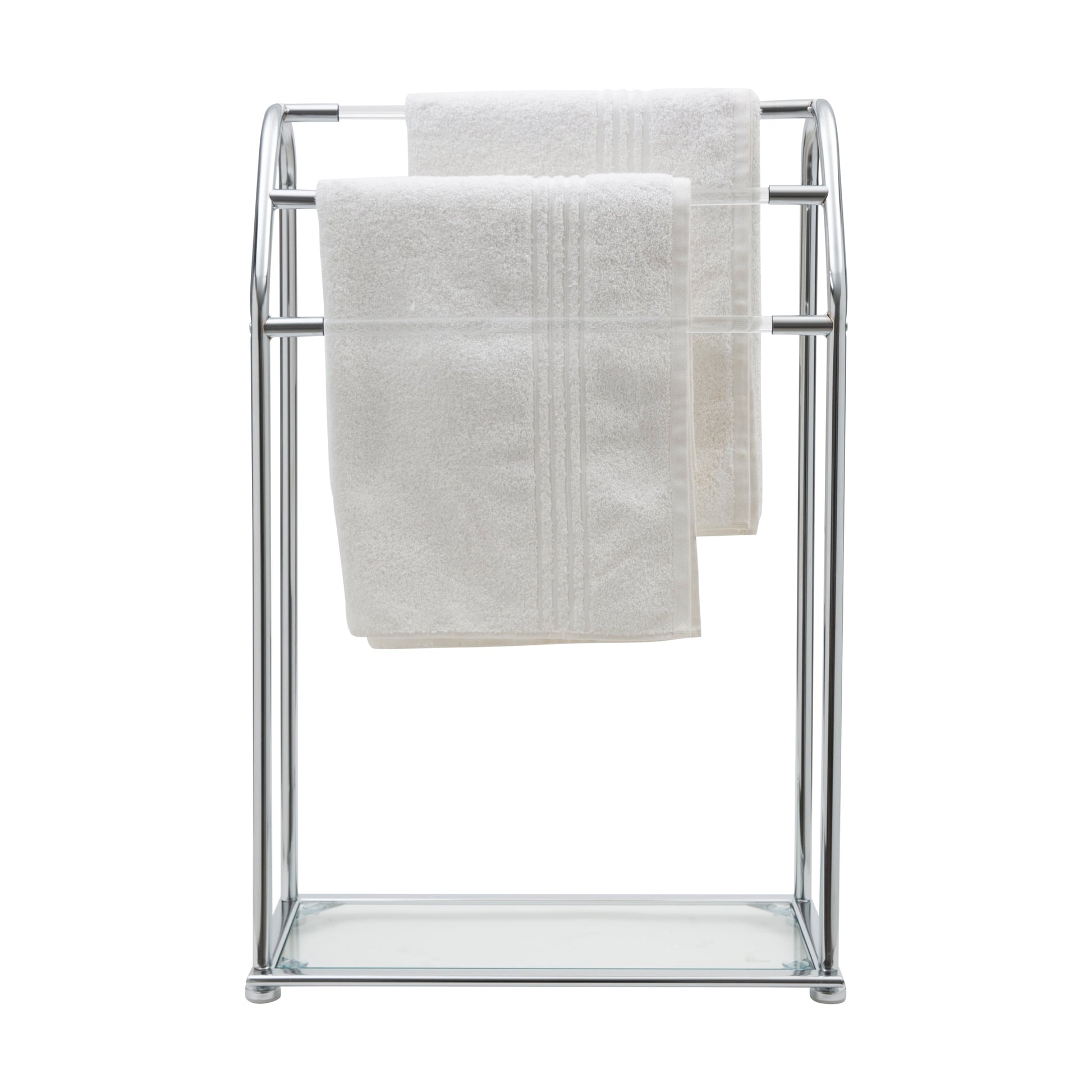 Freestanding Acrylic Towel Rack