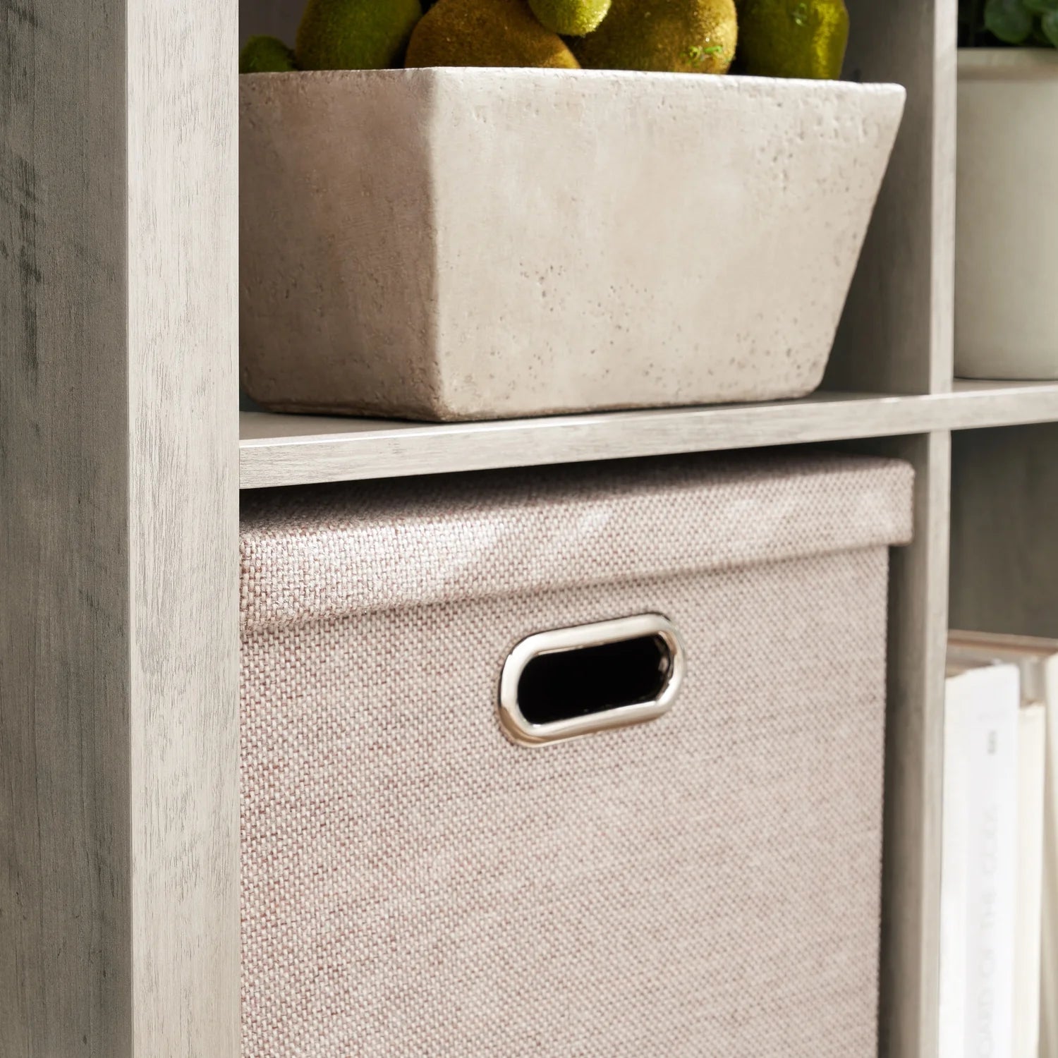 16 Cube Storage Organizer, Rustic Gray