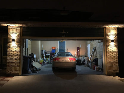 2 Pack LED Square up & down Lights Indoor/Outdoor Wall Light, Body in Aluminum Waterproof Indoor/Outdoor Wall Lamps 3000K 5W with Certificate ETL