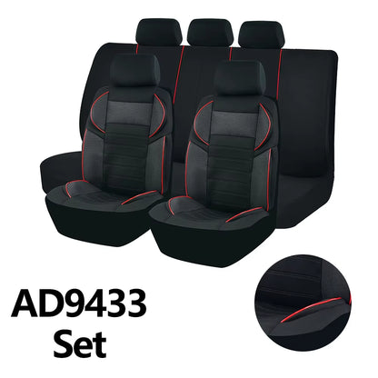Universal 4Mm Car Seat Covers Luxury Sponge Style, Fit for Most Car Suv Truck Sport Design Seat Covers for Car Seat